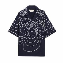 마르니 명품명품MARNI 22년 VIBRATING FLOWER POPELINE SHIRT CU