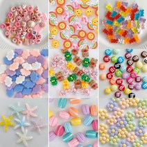 데코덴 파츠 100개 대용량 도매 디저트 크리스마스 슬라임 구슬 토핑 동대문 탑꾸 재료, 초코 디저트 랜덤 100개