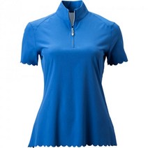 그렉노먼 여성 Getaway 쿼터집 집업 Mock 골프 상의