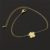 GORGEOUS TALE Good Luck Four Leaf Clover Bracelets Womens Chaine De Cheville Leg Beach Jewelry Baref