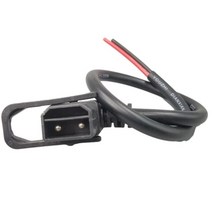 전동킥보드 Yadea/Aima 전기 자동차 용 자전거 충전 포트 및 케이블 여성/남성 충전/방전 소켓, 01 male