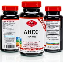 천연항생제 염증영양제 AHCC 키노코 면역증강제 면역력높이는영양제 표고버섯균사체AHCC 750mg 30캡슐, 1개, 30정
