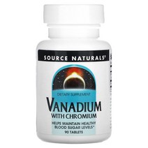Source Naturals 크로뮴 함유 바나듐 90정