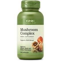 GNC 잎새버섯 표고버섯 영지버섯 추출물 100캡슐 x 1통
