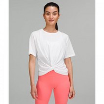 룰루레몬 크레센트 티셔츠 - 화이트 탱크탑 382222