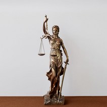 정의의여신상 정의의 여신 법의 여신상 석상, 5.70 cm 콜드 캐스트 청동 모델 테미스