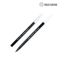 [이서지니]문화)컴퓨터용싸인펜(흑색/12개입), 흑색/12개입_1개