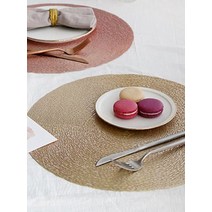 카라멜샵 푸코 보르티체 테이블매트 2color, 수량, 골드