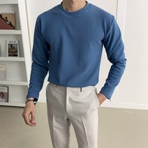 치트키 / 남자 하프 링클프리 슈퍼스판 긴팔 티셔츠