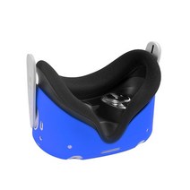 스마트폰VR 핸드폰 Oculus Quest 2 실리콘 케이스 커버 액세서리 스마트 3D 가상 현실 VR 안경 헤드셋 헬멧, 02 Case Blue