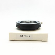 LM-EOSM 렌즈 어댑터 정장 Leica M 대 한 Canon EOS M3 M5 M6 M100 카메라, 한개옵션0