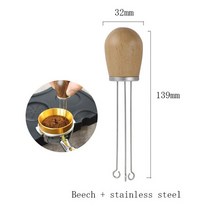 커피머신 부품 소모품 breville sage870875878880 필터 바구니 교체용 에스프레소 액세서리용 54mm 바텀리스 포터 필터 가스켓 포타필터, 커피 탬퍼 바늘