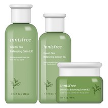 INNISFREE 그린티_밸런싱[크림+로션+스킨], 1세트