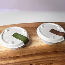 소소한 하루 펄프도시락 일회용용기 소스컵 2온스(뚜껑 포함) 15set