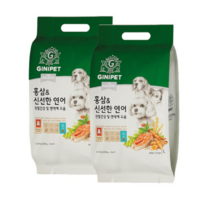 지니펫 전연령 생선 홀리스틱 홍삼 & 신선한 연어 관절건강 반려견사료, 1.2kg, 4개