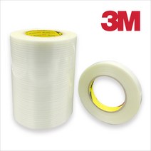 3M 8915 필라멘트 테이프 기장50M, 1개, 25mm