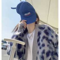 비경 루즈핏 레오파드 가디건 호피무늬 여성 니트