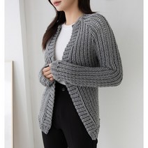 코바늘 탑다운 보그 가디건 패키지 (2way-오픈형)