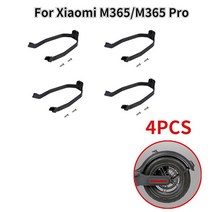 샤오미 킥보드 1-10PCS 펜더 지원 스쿠터 후면 머드 가드 바퀴 업그레이드 부품 패드 발 액세서리 샤오미 M, 12 4pcs Black
