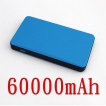 차도리 점프스타터 12v 24v 800A 자동차 점프 스타터 60000mAh 보조베터리 시작 장치 휴대용 충전기 비상, 05 blue-60000mAh-1pcs