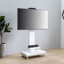인페쏘 HTR-1200 HTR-1600 (색상: 화이트 / 블랙) 이동형TV장식장 TV거치대 -한일장식장 - -국내생산- 전기종TV설치가능, HTR-1200블랙