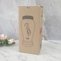 담금주 인삼주 유리 술병 M 1800ml x2개 술담는병