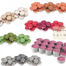 이케아_30개입_미니향초_SINNLIG_신리그 94DC, 오렌지