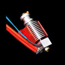 V6 Hotend 12V 40W 원격 보웬 프린트 J-헤드 핫엔드 티타늄 합금 히트브레이크 냉각 팬 브래킷 타이탄 듀얼 드라이버 압출기용(12V 황동 노즐 키트), 24V Brass Nozzle Kit