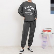 남자 호킨스 맨투맨 조거 세트 W635592