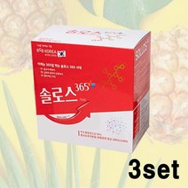 솔로스365 마시는 먹는 포도당 타우린 당보충 당떨어질때 에너지 운동후 수험생 공부할때 홍삼분말 비타민b1 b2 b6, 10포, 6박스x3