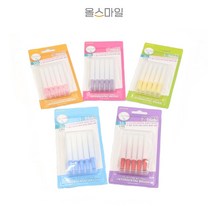 올스마일 치과 치간칫솔 5개 x 4팩 ( SSS SS S M L 사이즈), SSS 사이즈(0.7mm 가장 가는 사이즈)