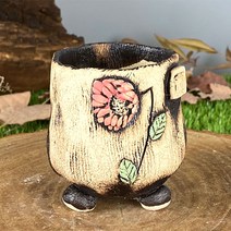 다육맘 수제화분 다육화분 도향#306, 핑크