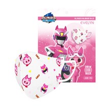 미니특공대 더운날 여름용 어린이 캐릭터 마스크 루시(핑크) [20매], 02.소형(5-10세), 04.맥스(옐로우), 02.소형(5-10세)