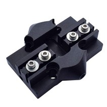 이펙터 멀티 음향 기기 M3m4 알루미늄 합금 kossel 델타 풀리 슬립 게이지 폐쇄 루프 벨트 3d 프린터 부품 용 나사 태클이있는 해먹 이펙터, 검은색