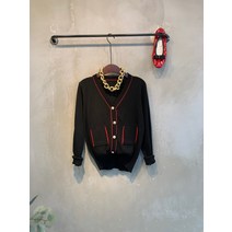 씨샵인더룸 / 페타스 라인 배색 포켓 니트 가디건 3color C