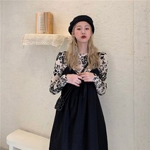 [창고대방출] 여자 원피스 레딘 뷔스티에 레이어드 슬립 미니 원피스