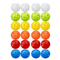 실내 골프공 골프 실내 연습 용품 플라스틱 공 연습용, 색상 랜덤 20p