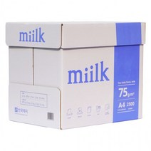 A4 한국제지 1BOX (75g) 밀크복사용지 2500매, 상세페이지 참조, 상세페이지 참조, 상세페이지 참조