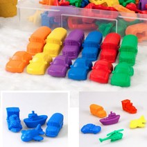 탈것모형 수세기 72P 소근육장난감 수학교구