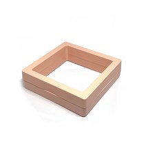 아크릴 박스 주문제작 레고 보관통 토미카 정리함 케이스 피규어 진열장3D 플로팅 디스플레이 케이스 스탠, 05 pink_01 7x7cm