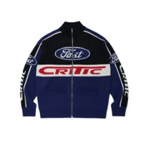 크리틱 RACING ZIP-UP KNIT NAVY