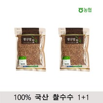 농협 100% 국산 찰수수 (수수) 500g, 2개
