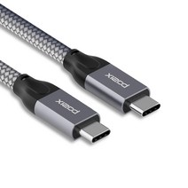 스마트폰 C TO C타입 고속 충전 케이블 100W 삼성 덱스 맥북 노트북 미러링 충전선 데이터 전송 USB 3.1, 0.5m