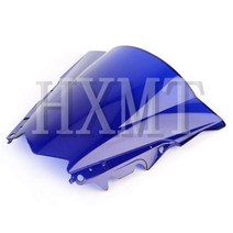 Yamaha YZF R25 R3 2013 2014 2015 2016 2017 2018 블랙 오토바이 스크린 윈드실드 윈드스크린 더블 버블 R 25 3 모터사이클 바람막이, 블루