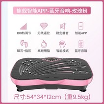 쉐이크보드 30단 조절 진동 음파 운동기 진동기 덜덜이, 플래그십앱/로즈핑크/199단/무선조종/스마트앱