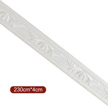2022 새로운 3d 폼 양각 코너 라인 자체 접착 벽 허리 라인 방수 장식 벽 스티커 테두리 벽 가장자리 스트립, [16] 230cm x 4cm x 4mm