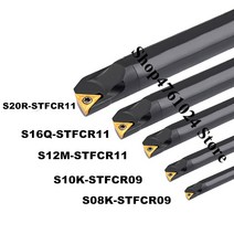 터닝로라 개몫 STFCR 선반 터닝 공구 홀더 보링 바 인서트 세미 마무리 SKSKSMSQSR, [02] pcs insert