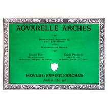 [P1G] 캔손 아르쉬패드 300g 26X36중목 20매 / 수채화용패드 수채화지 수채화패드 드로잉 스케치북 아크릴 과슈 잉크 ( P1G / 559987EA )