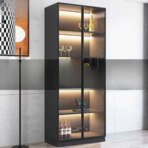 위스키 양주 진열장 다용도 수납, D