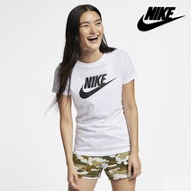 나이키 여성 스포츠웨어 에센셜 아이콘 퓨처 숏슬리브 티 BV6170-100